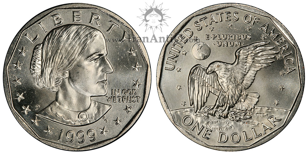 سکه یک دلار سوزان آنتونی - Susan B. Anthony Bust One Dollar