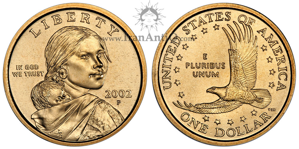 سکه یک دلار ساکاگاوا (دختر سرخپوست) - Sacagawea One Dollar